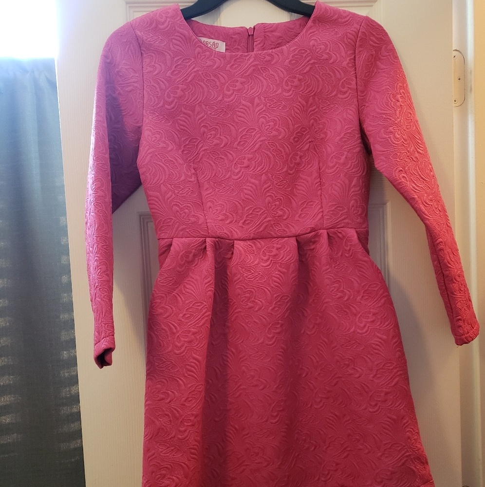 Pink short dress